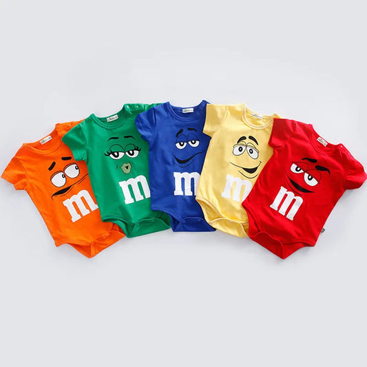 Thin 3-24M Newborn Short Sleeve Romper Clothing Infant Baby Girls Boys Fashion Cute Jumpsuit Clothes
