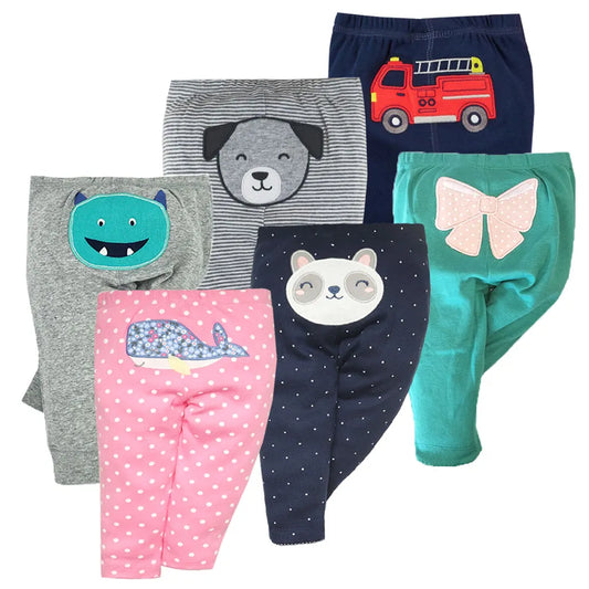 3PCS/LOT Newborn Baby Pants 9-24M-3T Spring Autumn Baby Leggings Infant Boys Pants Unisex Girls PP Trousers Kids Clothing