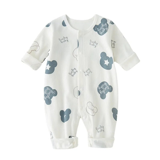 Newborn Baby Romper New 100%  Girl Boy 0-9M Cute Spring Long Sleeve Soft Infant  Clothes